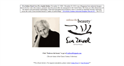Desktop Screenshot of evazeisel.com